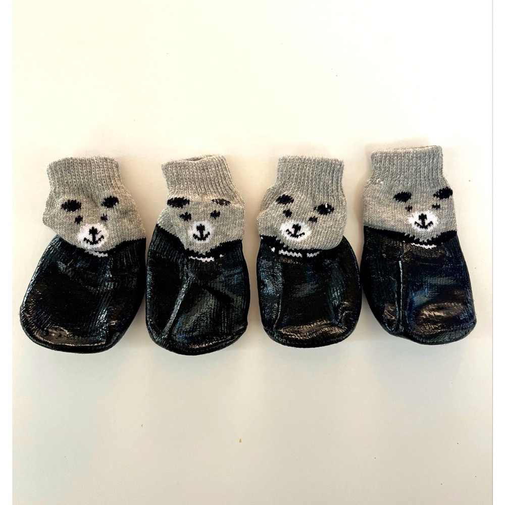 Dog Socks Anti Slip Waterproof With Adjustable Straps Pet Puppy Booties